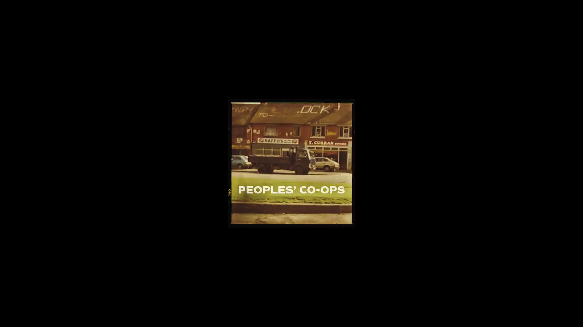 Vintage street scene featuring Our Generation: Ballymurphy – The People’s Co-ops, showcasing community-focused brand strategy and storytelling.
